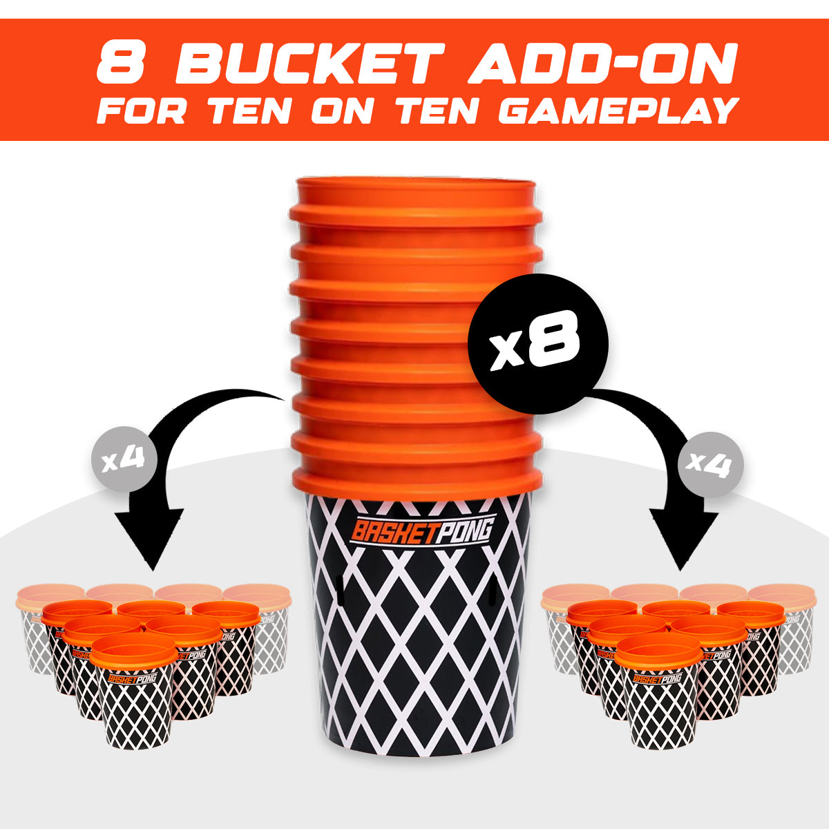 BasketPong® '10 Cup' Add On