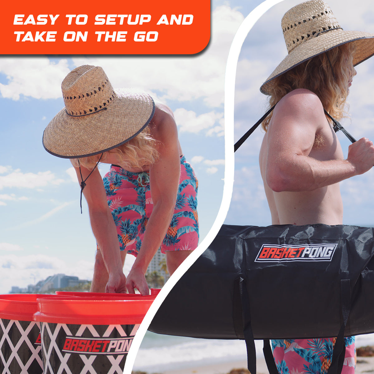 Easy to setup and take on the go